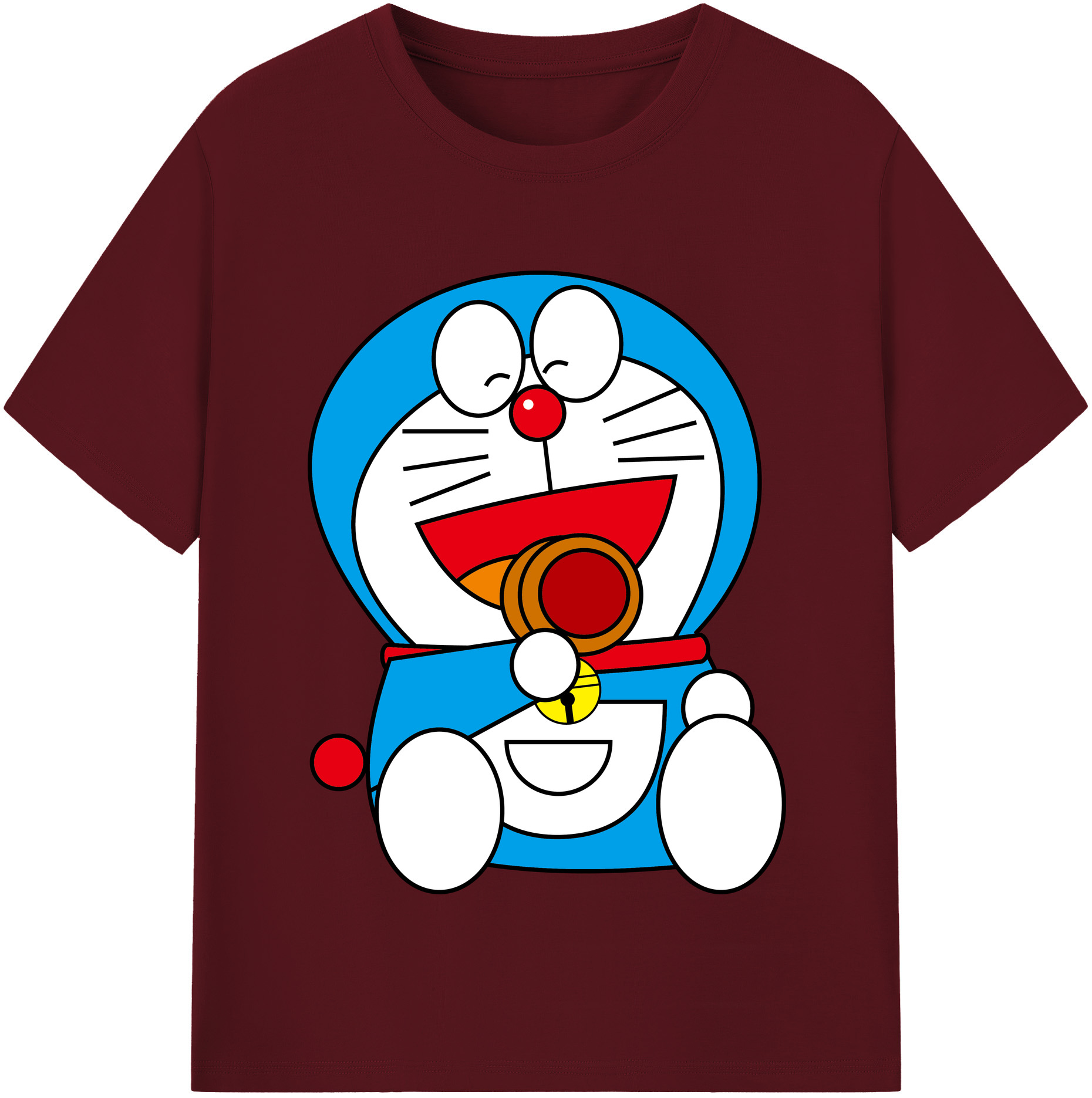 （画像用） ドラえもん Doraemon 綿100％半袖Tシャツ（フロントプリント）